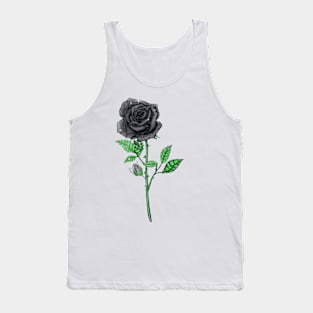 Black Rose Tank Top